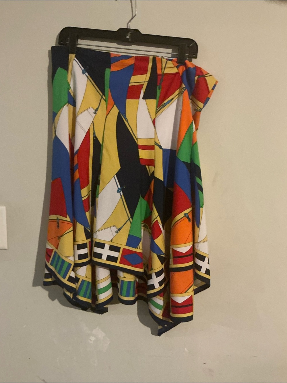 Lauren Ralph Lauren Multicolor Geometric Circle Skirt